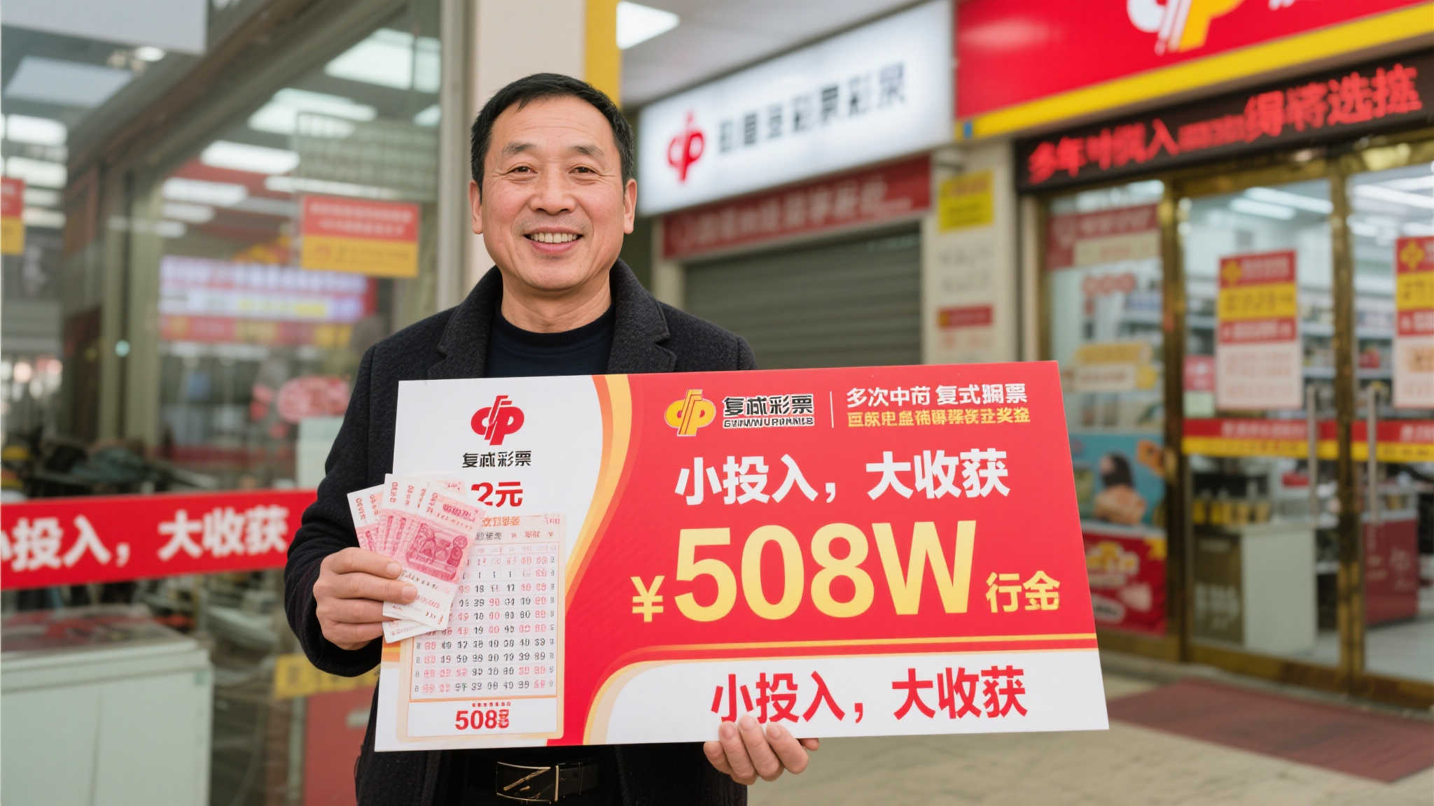 福彩忠实粉丝22元复式投注揽获508万大奖 曾屡次小中奖