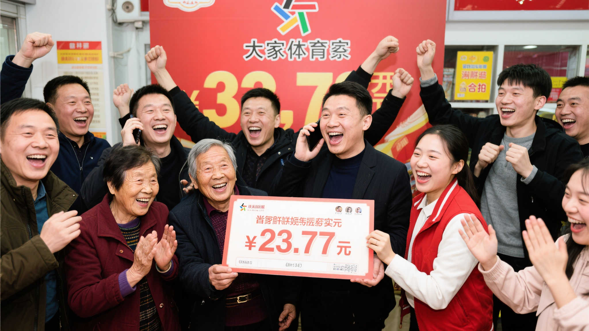 十余好友联手揽获大乐透2337万 喜悦共享中奖时刻 十余好友联手揽获大乐透2337万 喜悦共享中奖时刻